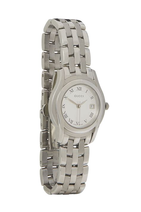 gucci g watch silver|vintage silver Gucci watch.